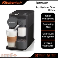 Nespresso F111-ME-BK-NE Lattissima One Fully Automatic Capsule Espresso Coffee Pod Machine (Black) -