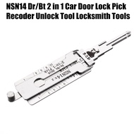 NEW NSN14 Dr/Bt 2 in 1 Car Door Lock Pick Decoder Unlock Tool Locksmith Tools