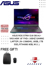 Asus ROG Strix G16 G614J-VN3145W 16'' FHD+ 165Hz Gaming Laptop
