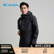 Columbia哥伦比亚户外男防风衣运动休闲夹克防水冲锋衣外套RE0086 010(修身款) S(170/92A)