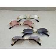 MIUMIU/Mumu [Zhang Yuan ying Same Style] New Style 25SS Frameless Glasses Zhao Jinmai Liu Haosun Sta