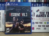 Resident evil​ 3 remake​ ps4 แผ่น​มือสอง ซับไทย โซน​all
