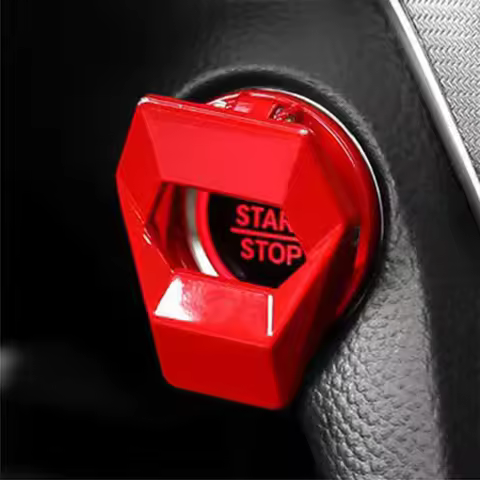 Universal Car Engine Start Stop Button Cover Lambo Style Anti Scratch Protective Decoration Sticky A