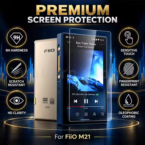 For Fiio M21 Tempered Glass Full screen 9H Screen protector