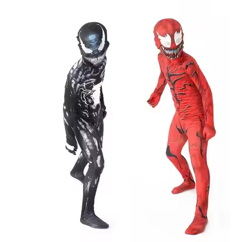 lHalloween Cosplayl Venom Superheros Cosplay Halloween Costumes ForNew Venom Costume Kids Suit Jumps
