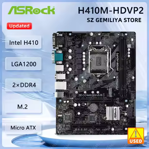 Gigabyte H410M-HDVP2 Motherboard H410 LGA 1200 DDR4 16GB support i9-10900 i7-10700 i5-10500 i3-10100