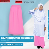 Indah Pesona School Co-Curriculum Kurung Material - Pink/Size 26-3XL U14