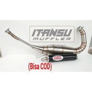DBS Ninja R and Rr Stainless Steel L-Neckknalpot