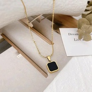 Women's Necklace Titanium Stainless Steel Enamel Daily Event Gift Elegant Accessories Gift al Titani
