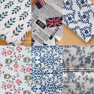 Linen Fabric - Printed Linen for Crafting & Luggage
