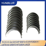 Engine Parts Main & Con-rod Bearing Fit 2.0 2.4 L Gas G4JS G4JP 4D68 For 92-09 HYUNDAI H-1 LANTRA KI
