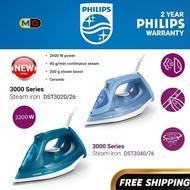 [ FREE SHIPPING ] Philips 3000 Series Steam Iron (2600W ) DST3040 DST3041/89 (2200W) DST3020 DST3020