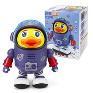 youn Electric Dance Space Duck Music Light Little Cute Duck Toy