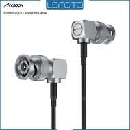 Accsoon SDI Cable (Black) Accsoon SDI Cable, 80cm/2.6 ft Right Angle to Right Angle Video Transmissi