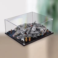 Transparent Acrylic Display Box For  LEGO 75257 Millennium Falcon Star Wars Storage Case Dustproof C