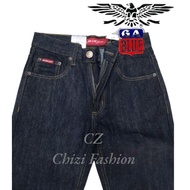 GA BLUE MEN'S JEANS # 913-1897 1997 # STRAIGHT FIT # SELUAR JEANS LELAKI # NON STRETCHABLE RAW BLUE 