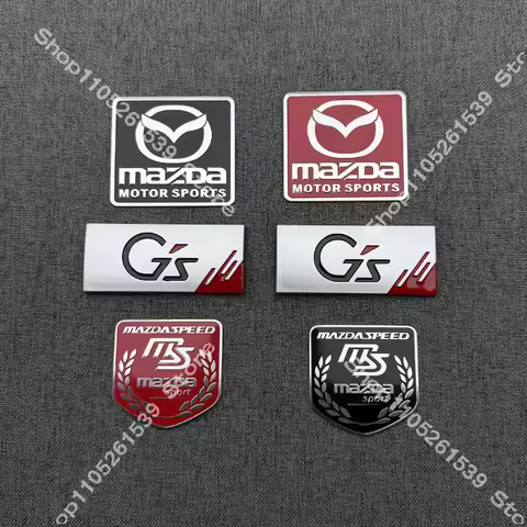 3D ABS Stickers Car Body Trunk Decal For MAZDA 2 3 5 6 8 CX-3 4 5 6 7 8 9 CX-30 CX-50 CX-60 EZ-6 MX-