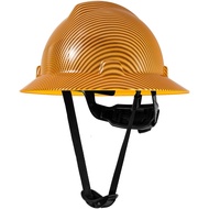 LOEBUCK carbon fiber summer construction site engineering safety helmet large brim protective buildi