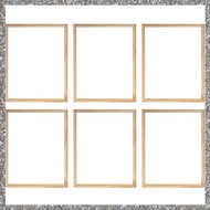 (GJFZ) 6pcs 40X50 cm Wooden Frame DIY Picture Frames Art Suitable for Home Decor Painting Digital Pa
