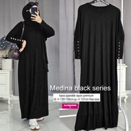 MEDINA BATWING DRESS BLACK SERIES LD 120-130CM WOMEN'S JUMBO MAXY GAMIS PREMIUM RAYON SPANDEX T-SHIR
