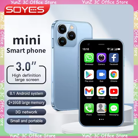 Soyes Xs15 3.0-Inch Mini Android Phone Portable Small Smartphone 3g Mini Phone Small Screen 2+16g