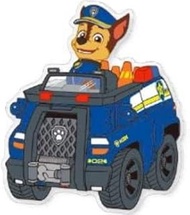 Marimo Craft Paw Patrol PAW-044 Die-Cut Acrylic Clip, Chase, W 2.3 x H 2.2 inches (5.8 x 5.6 cm)