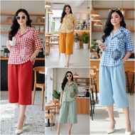 7/8 SQUARED FLORAL COTTON JUMBO SET