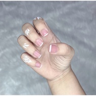 📦24HOURS SHIPPING📦 Fake Nails French Nails Kuku Palsu