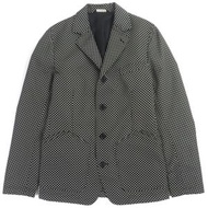 杜嘉班納 (DOLCE & GABBANA) 羊毛混紡單排扣夾克，成色極佳，黑色標籤，通體印花，尺寸 44，正品，義大利製造，男士款