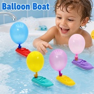 Hot Sale Creative Balloon Race Boat Water Racing Toy For Kids Educational Fun O1H8