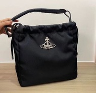 Vivienne Westwood 帆布尼龍抽繩腋下包單肩包