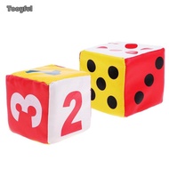 Tooyful 2pcs Polyhedral Sponge Dice Sets (D6) 10cm for Game Entertainment Game