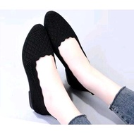 Shoes imported rubber knitted ballet shoes ballet shoes ballet flats