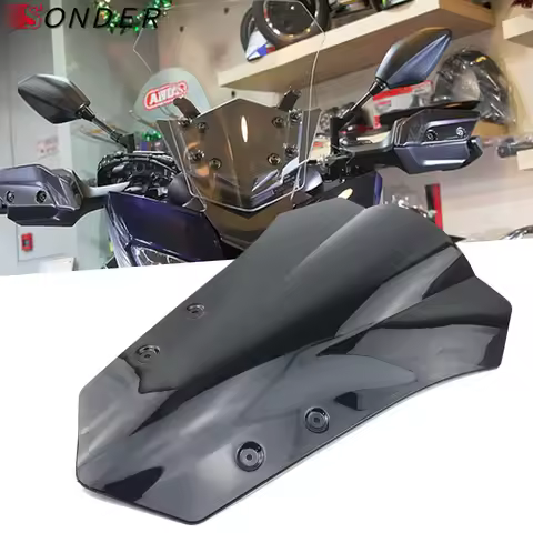 For Yamaha MT-09 Tracer MT09 FJ09 FJ-09 2015 2016 15 16 Black Windshield WindScreen Double Bubble MT