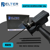 FREE 3 MATA JIGSAW reciproting saw adaptor bor gergaji jigsaw konektor bor ke converter bor gergaji