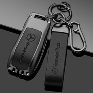 Suitable for Mercedes-Benz Benz e300l Key Cover c260l Car a200l Bag glc gla glb220gle350 Buckle High