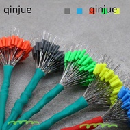 QINJUE 200pcs Fishing Bobber Stopper, Line Tackle Accessories Float Rubber Bean,  6size Fishing Supp