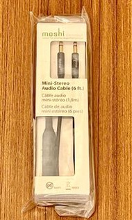 現貨 Moshi Mini -Stereo Audio Cable 3.5mm - 3.5mm 立體聲公對公音源線