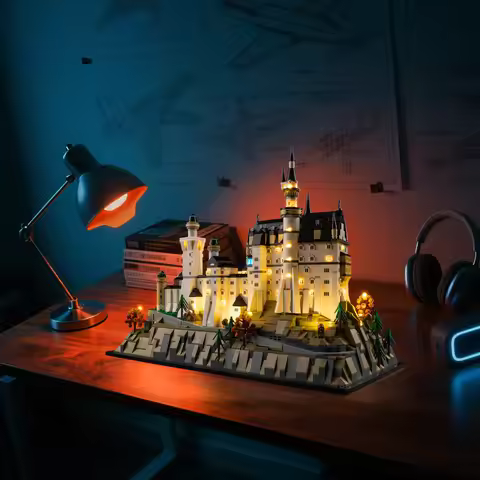 LED Lighting Set Suitable for LEGO Neuschwanstein Castle 21063 Lighting Gift (Excluding Building Blo