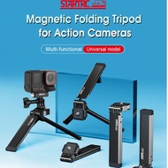 For Insta360 X5/Ace pro2 Magnetic Tripod Sports Camera Universal Pocket Folding Tripod Sports Camera