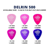 Jim Dunlop 41R Delrin 500 Guitar Pick, 1pc