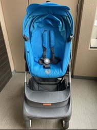 STOKKE SCOOT 城市藍色防雨罩防蚊罩 嬰兒車