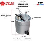 SAKURA DIESEL FUEL FILTER FOR NISSAN CABSTAR F24 FS18311 16400-ES60C NISSAN CABSTAR YD30DDTI,ZD30DDT