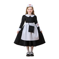 Halloween Children's Costume Nurse Costume Doctor Nurse Costume Girl Maid Performance Costume cospla