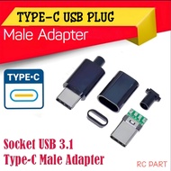 JACK TYPE-C USB PLUG MALE TYPE-C USB CONNECTOR CHARGER HEAD hp