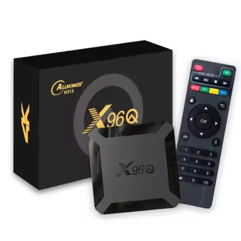 2025 X96Q Android 10.0 Smart TV Box Allwinner H313 Quad Core 4K 2.4G Wifi Set Top Box Support Google