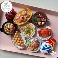Fridge Magnet Resin Hong Kong Beijing Cuisine Souvenirs China Travel
