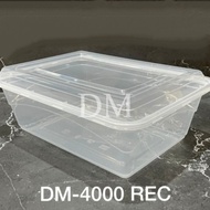 Thinwall food container 4000 ml Dm reg ( 5 pcs )