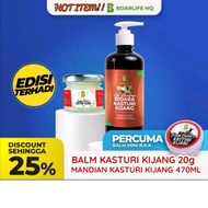 KOMBO Balm + Gel Mandian Kasturi Kijang | Terapi Gangguan | Bdarlife