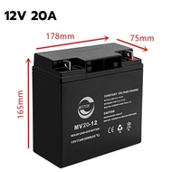 แบตเตอรี่ Litte Bee 20Ah แบตเตอรี่12v แบตเตอรี่แบบชาร์จไฟได้ แบตเตอรี่ตะกั่ว12V/20AH ups แบตเตอรี่